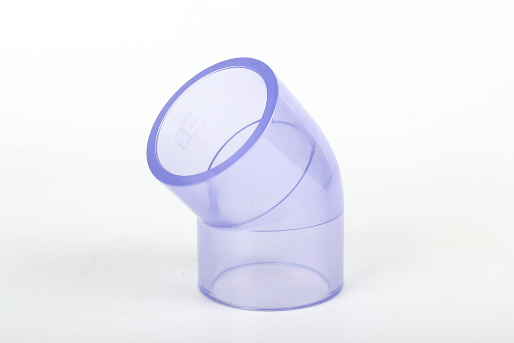 莲都透明45° 弯头